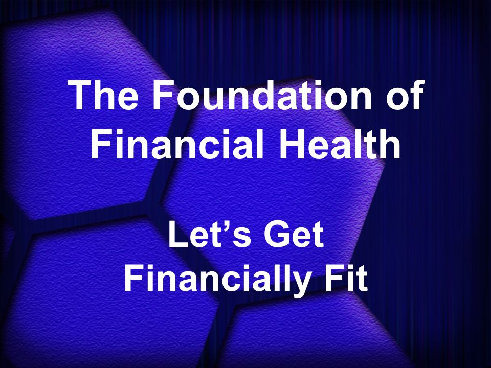 Lets Get Financially Fit