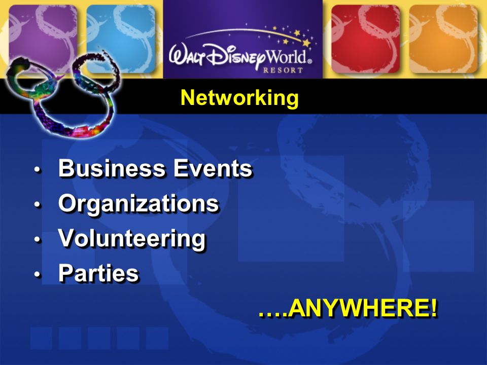 Business Events Business Events Organizations Organizations Volunteering Volunteering Parties Parties….ANYWHERE.