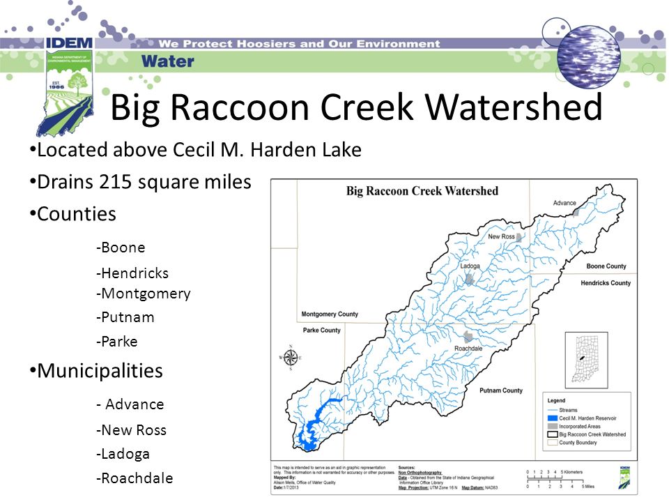 Big Raccoon Creek Watershed Located above Cecil M.