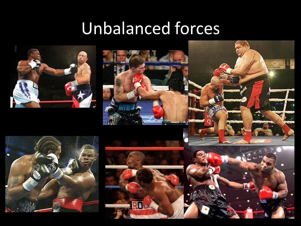 Examples of Balanced forces