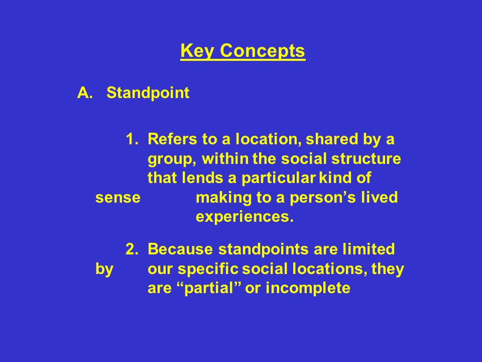 standpoint theory in communication