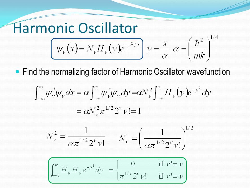 Examples and Exercises. Normalizing a Wavefunction Find a normalizing  factor of the hydrogen's electron wavefunction Function of r, using  spherical coordinate. - ppt download