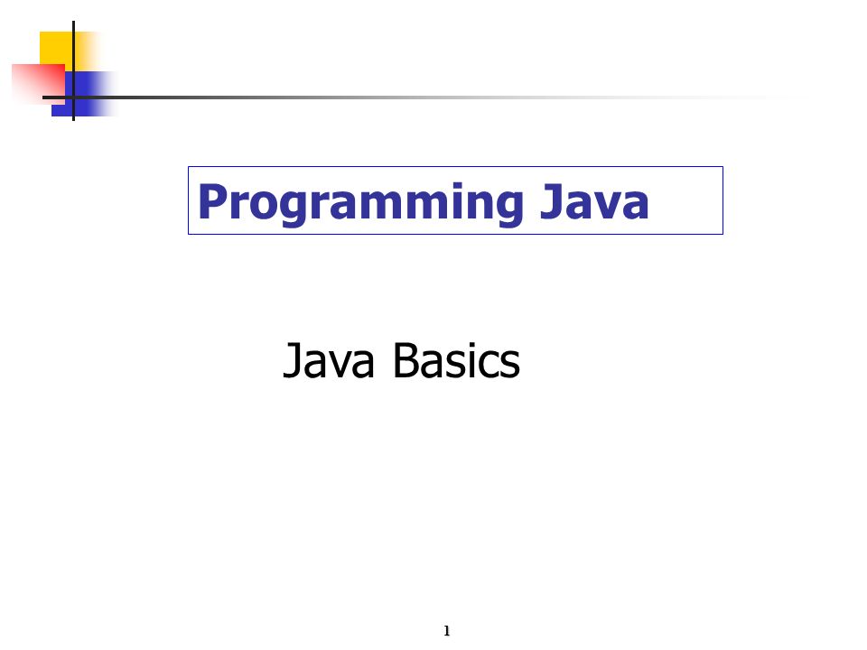 1 Programming Java Java Basics. 2 Java Program Java Application Program ...