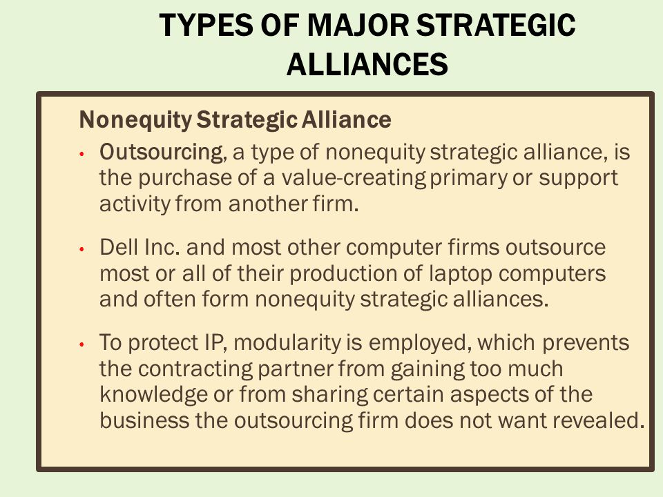 CHAPTER 9 COOPERATIVE IMPLICATIONS FOR STRATEGY. THE STRATEGIC ...