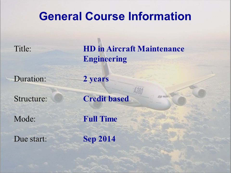Aviation diploma in Online Diploma