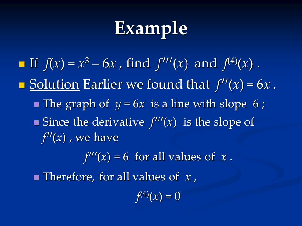 Section 2 8 The Derivative As A Function Goals Goals View The Derivative F X As A Function Of X View The Derivative F X As A Function Of X Study Ppt Download