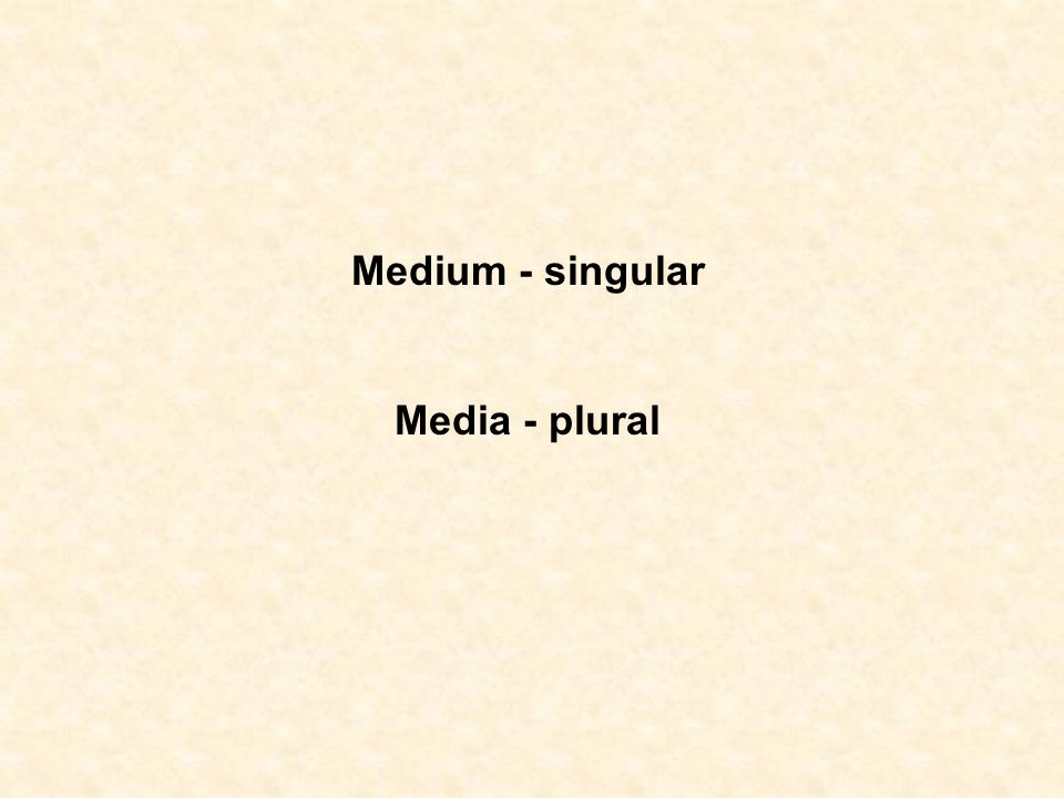 What is Mass Communication?. Medium? Media? Medium - singular Media - plural.  - ppt download