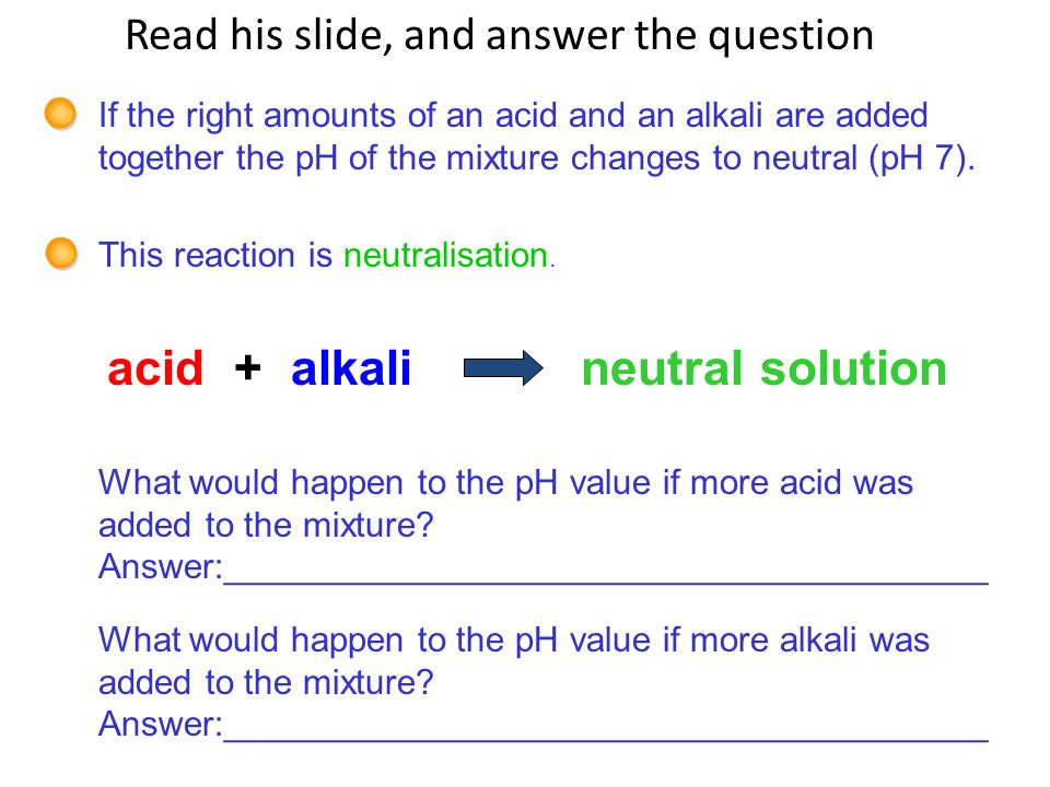 does alkali neutralize acid