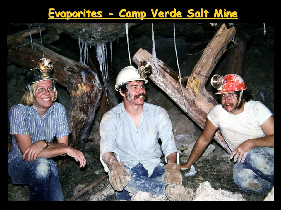 Evaporites - Camp Verde Salt Mine.