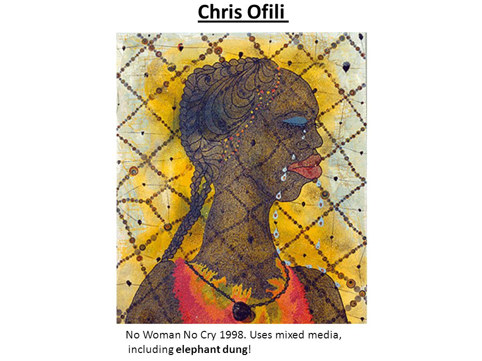 No Woman No Cry, 1998 - Chris Ofili 