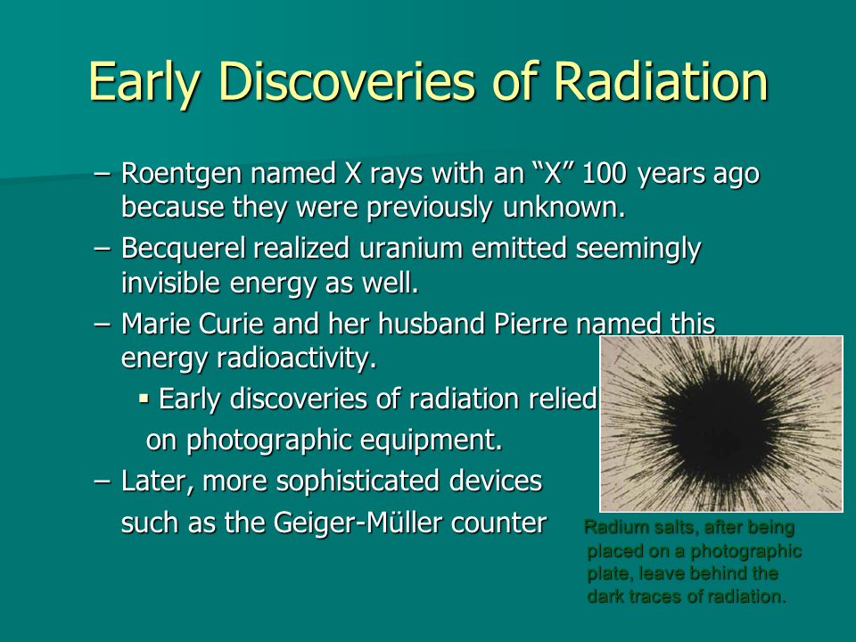 7.1 Atomic Theory and Radioactive Decay Natural background radiation exists  all around us. Natural background radiation exists all around us.  Radioactivity. - ppt download
