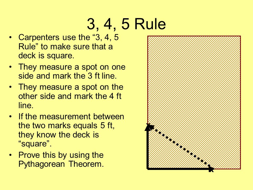 3 4 5 Rule