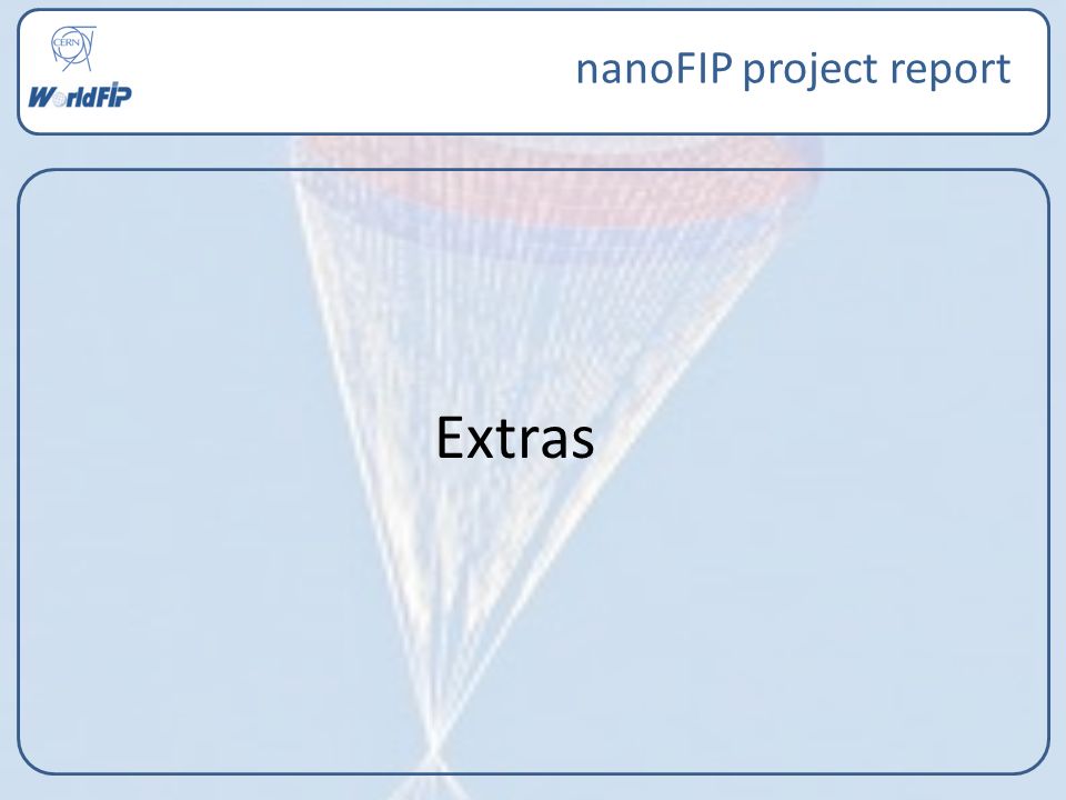 nanoFIP project report Extras