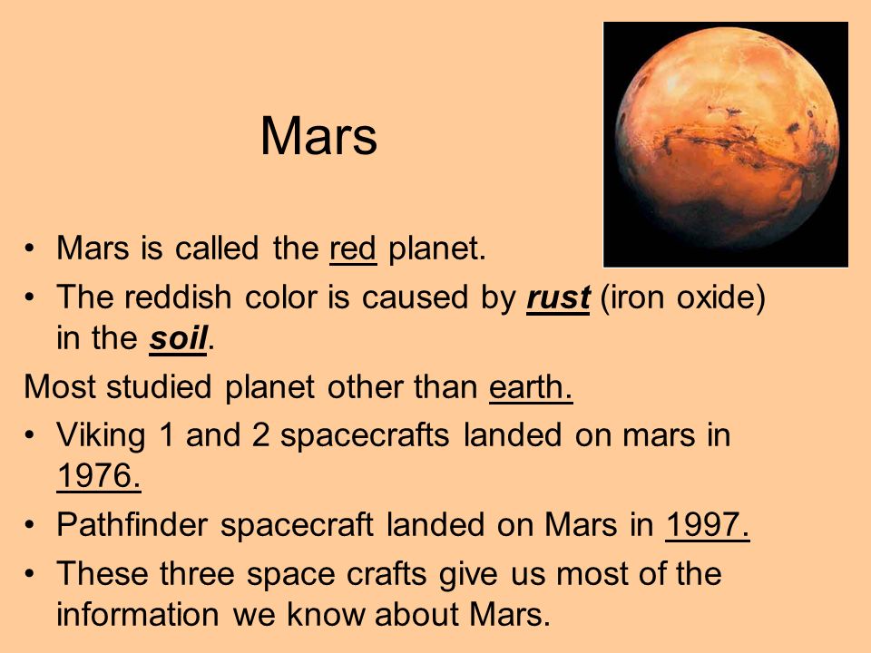 Planets names. What is Red Planet. Days of the weeks and the names of Planets.