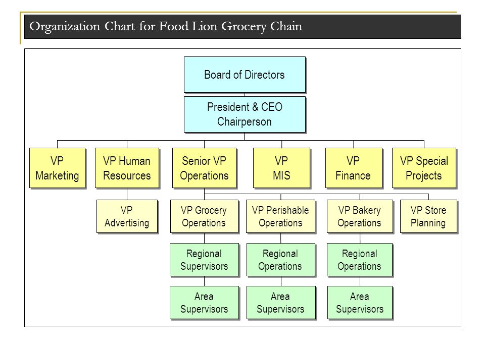Mis Organization Chart