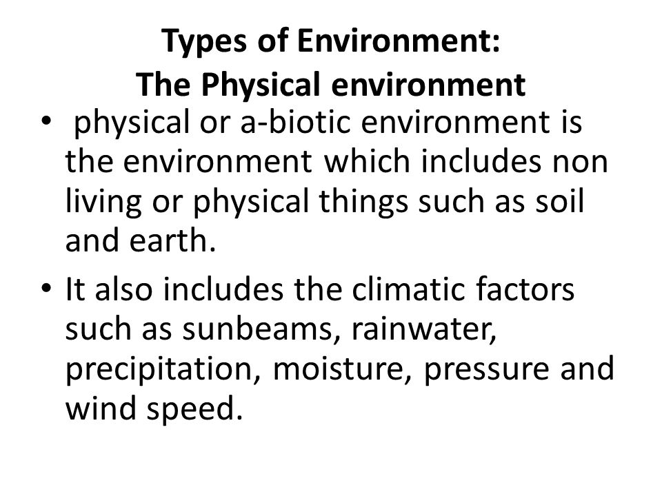 Environment The simple definition of environment is the 'surrounding'. It  is what surrounds a thing. We can also define environment as the  combination. - ppt download