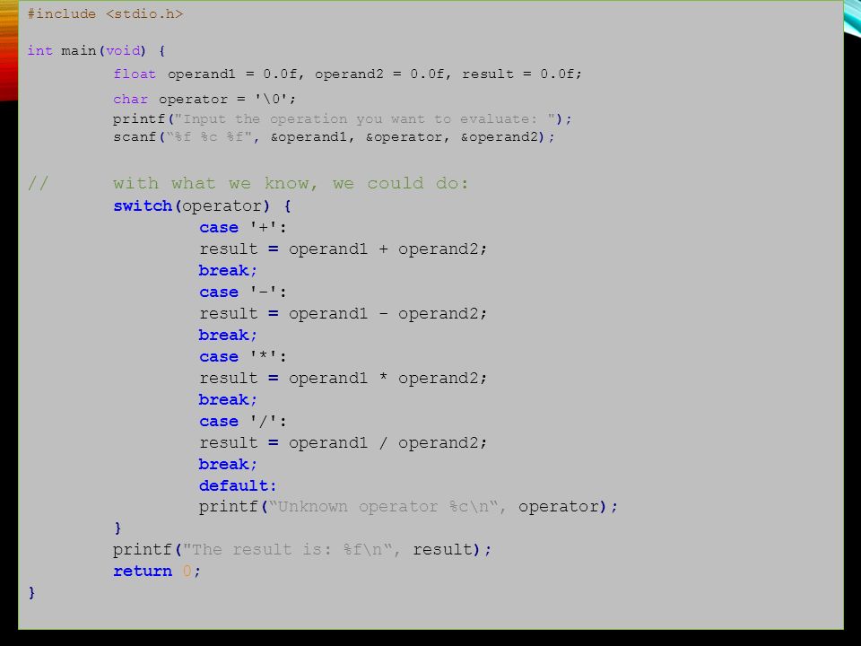 COP 3275 COMPUTER PROGRAMMING USING C Instructor: Diego Rivera ...