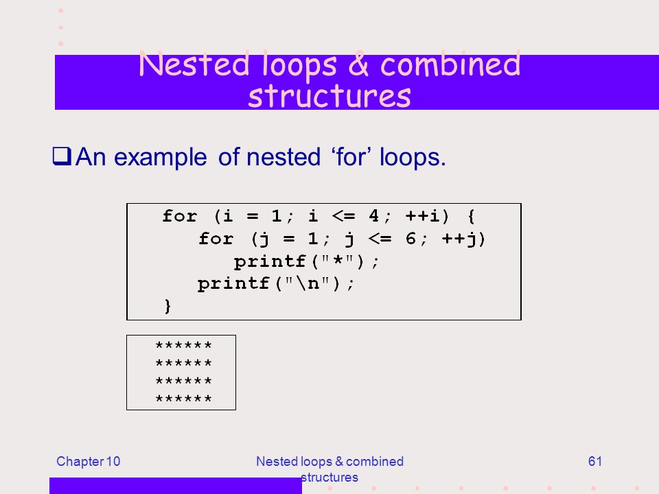 Chapter 10: Control Structures1 Chapter 10 Control Structures. - ppt ...