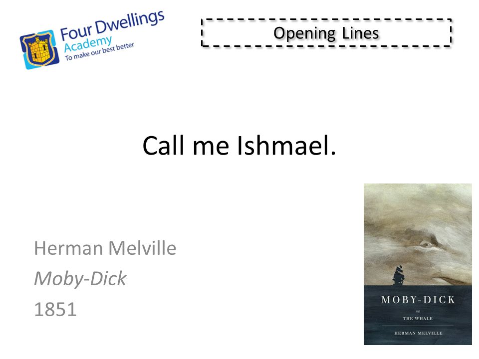 Opening lines are the initial portions of dialogue or text in a written book.  A number of them are so well-known that they are remembered long after the.  - ppt download