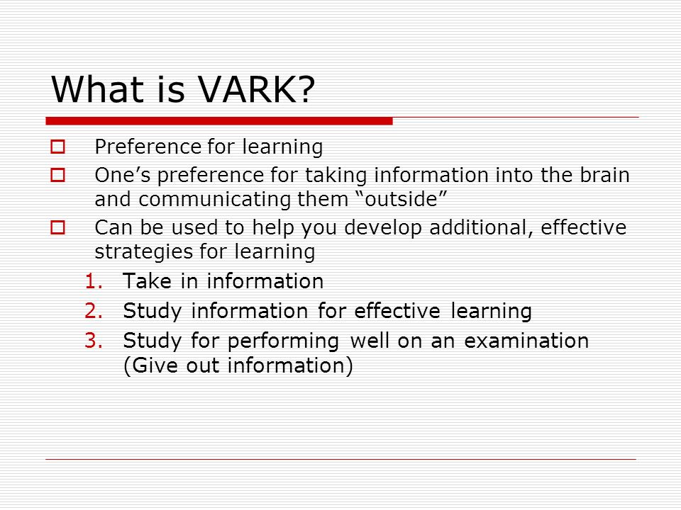 vark meaning