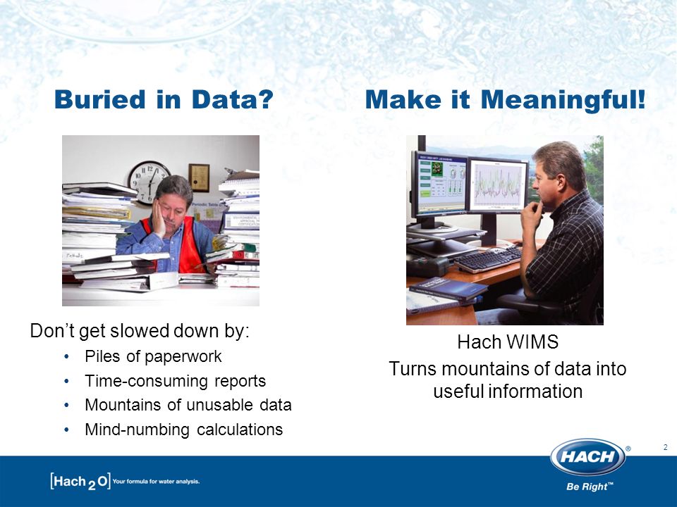 1 Hach Water Information Management Solution TM (Hach WIMS TM ) Overview. -  ppt download
