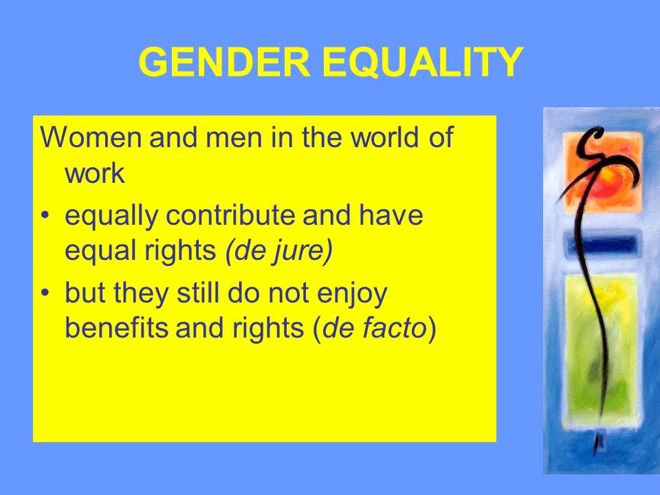 pære Fabel Hindre Gender Equality and Gender Mainstreaming. Session Content –gender equality  –Gender mainstreaming –Best practices. - ppt download