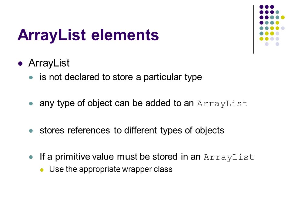 Chapter overview This chapter focuses on Array declaration and use ...