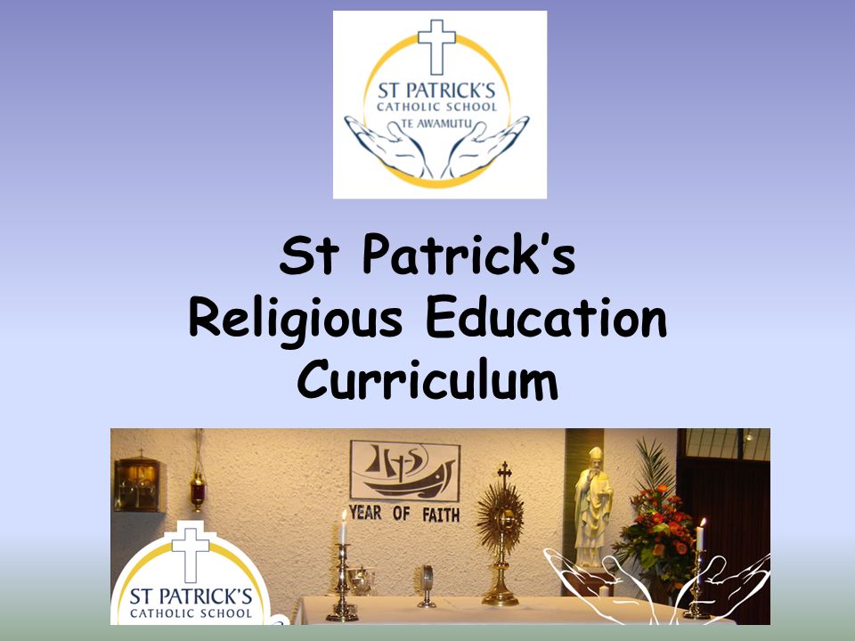 St Patrick’s Religious Education Curriculum