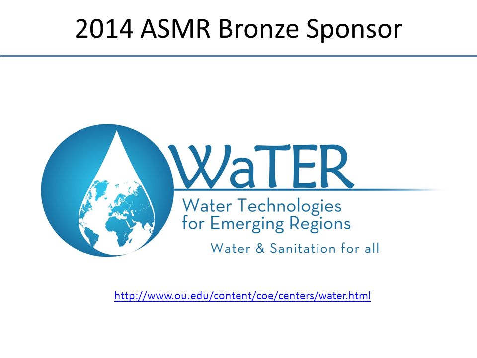 2014 ASMR Bronze Sponsor