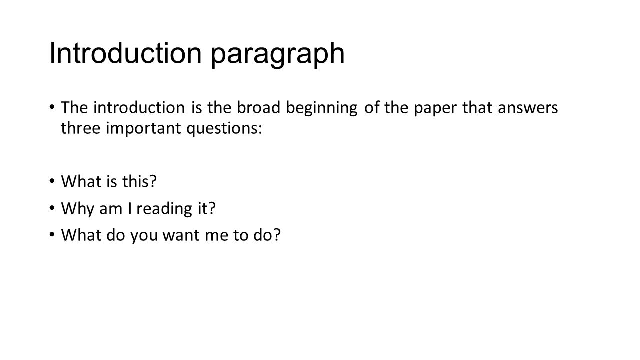 effective introduction