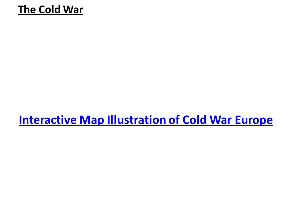 The Cold War. Origins of the Cold War In 1945, Canada and her Allies celebrated victory over Germany in the Second World War. But... 