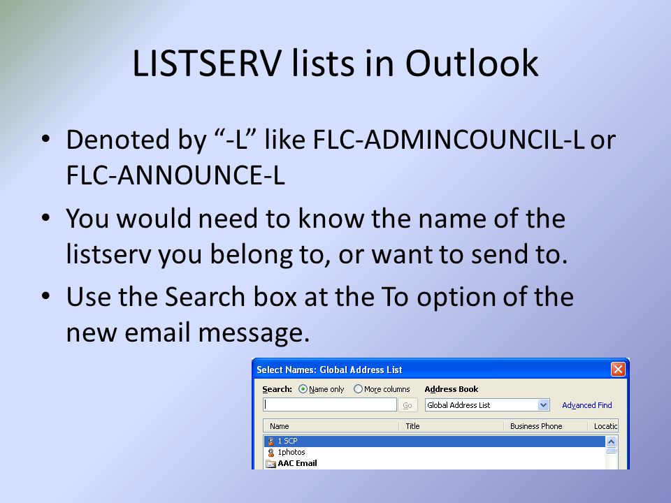 How to create a listserv in outlook vrogue co