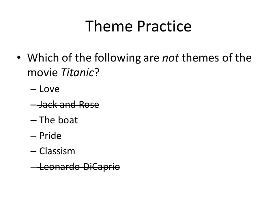 titanic movie essay introduction