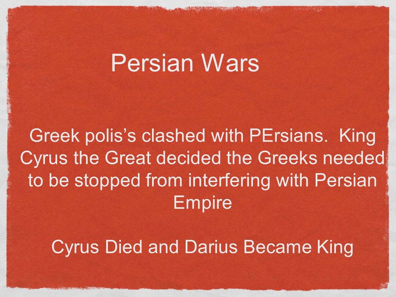 persian wars greek poliss clashed with persians king cyrus the king cyrus and king darius venn diagram