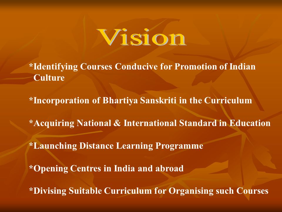  Centre for Art of Living  Centre for Vedic Studies  Centre for Spiritual Practices  Centre for Sustainable Rural Development & Management  Centre for Value Addition in Education Perspective Plan