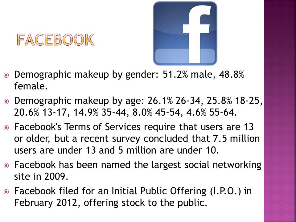  Demographic makeup by gender: 51.2% male, 48.8% female.