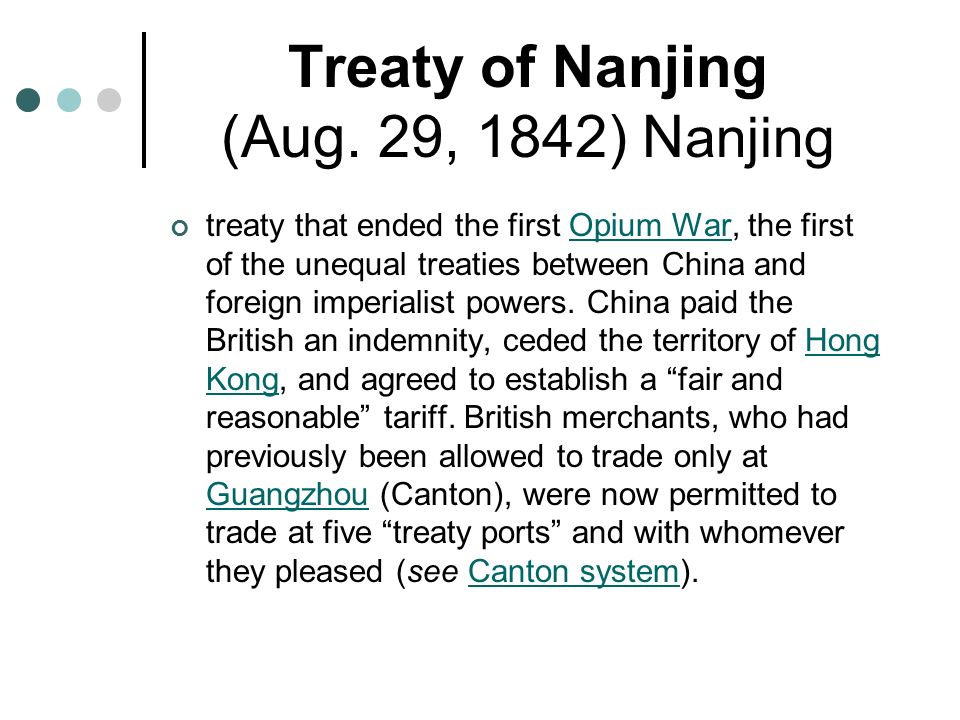 Final Exam Preview Question 1 No doubt, the first Opium War ( ) marks a new page in Chinese history. (East Asia ) Outline the main content. - ppt download
