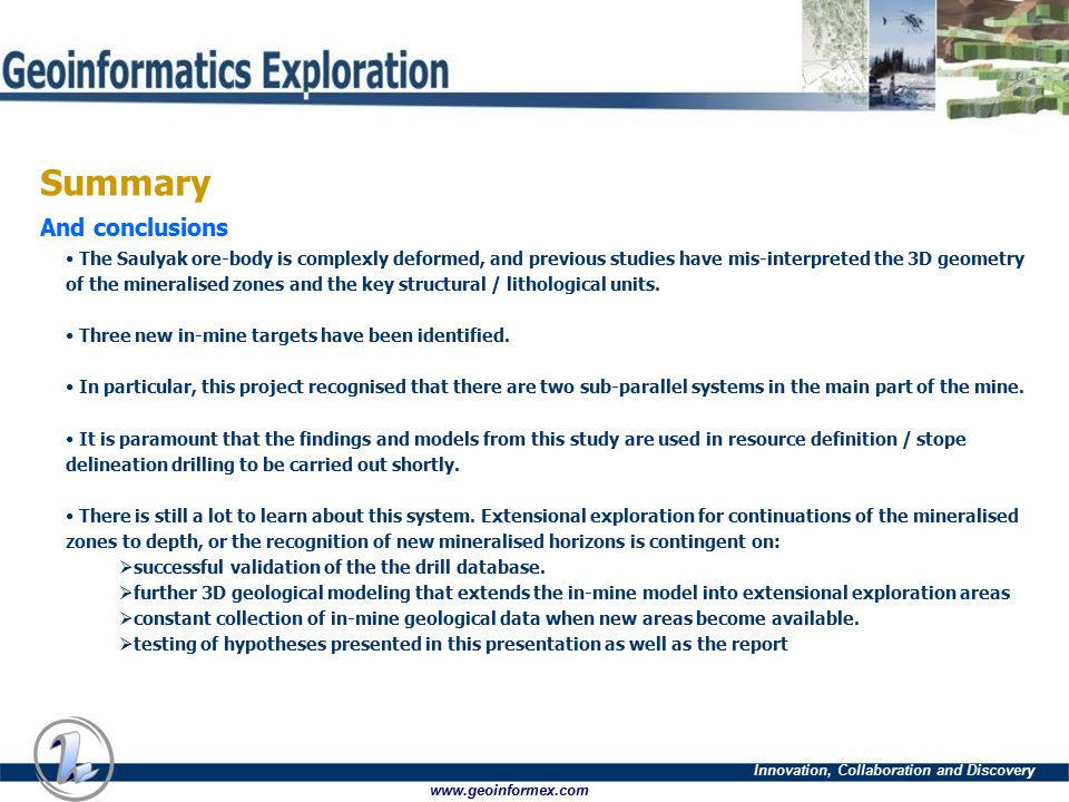 Innovation Collaboration And Discovery Geoinformatics - 