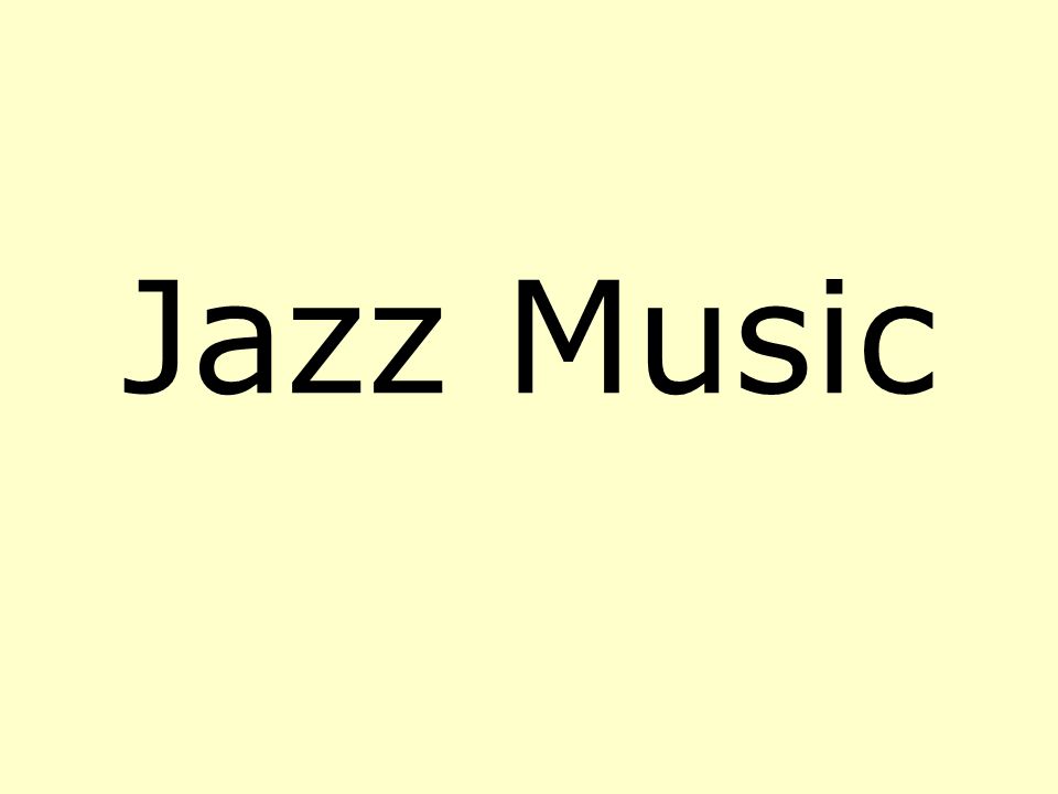 Jazz Music