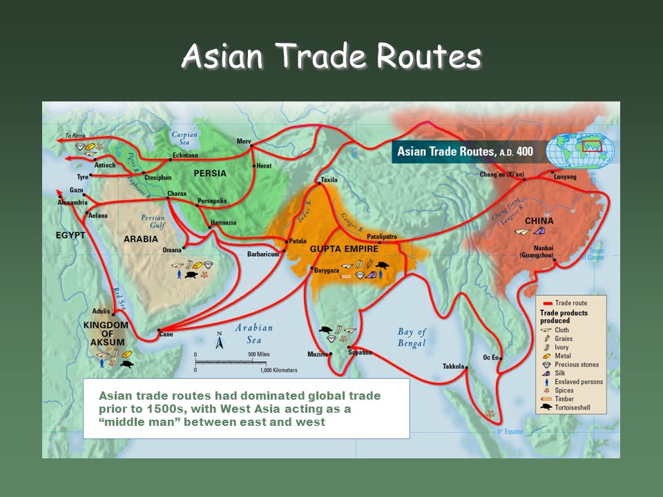 The Commercial Revolution The European World. Asian Trade Routes Asian trade  routes had dominated global trade prior to 1500s, with West Asia acting as.  - ppt download