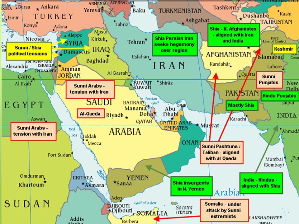 Суниты это. Карта Ислама сунниты и шииты. Карта мусульман шиитов и суннитов. Шииты и сунниты на карте ближнего Востока.