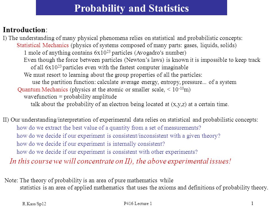 How to understanding probability and statistics basic