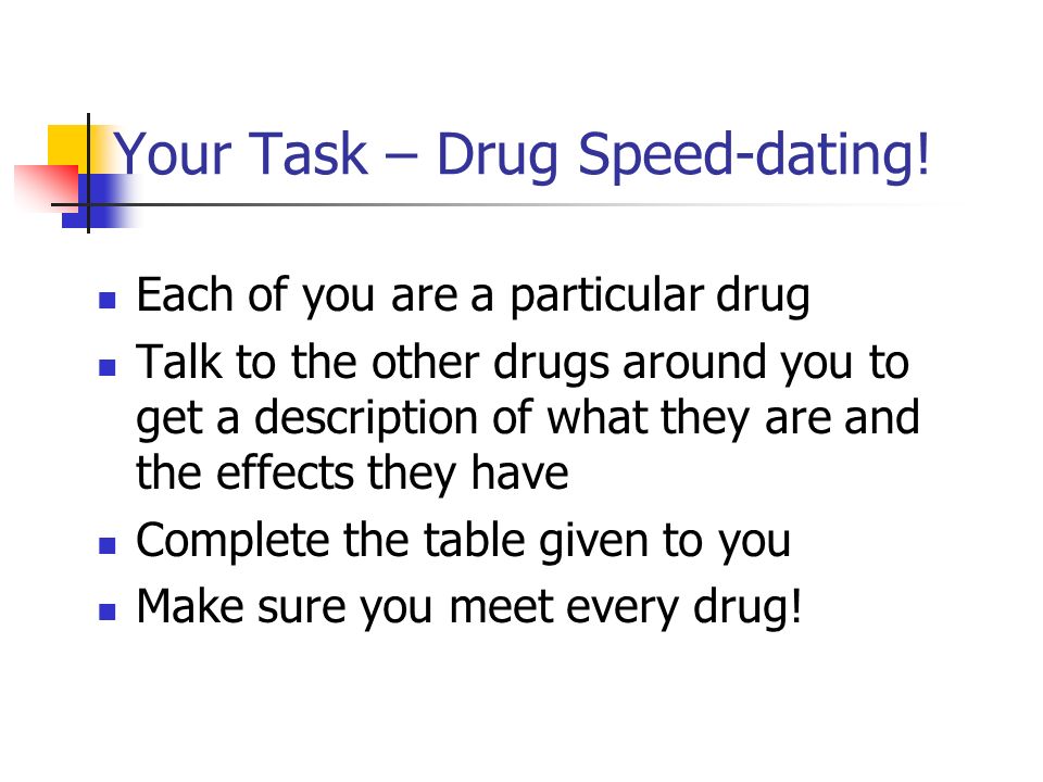 Definition of the term speed dating