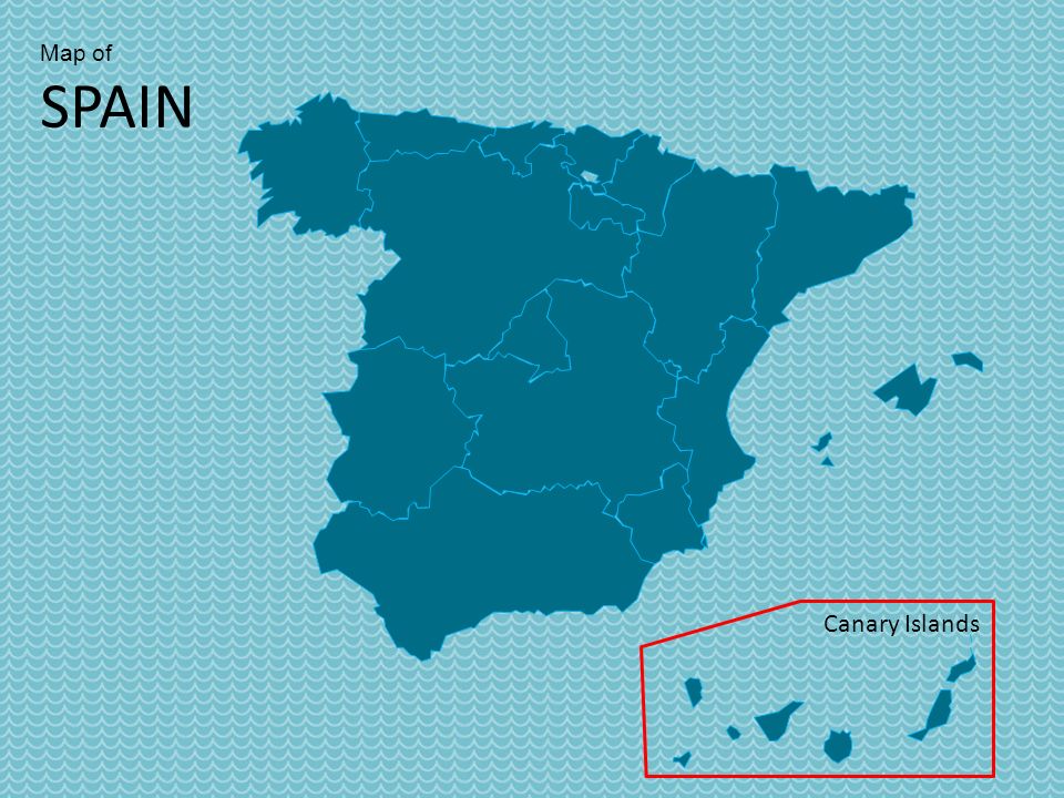 Map of SPAIN Canary Islands