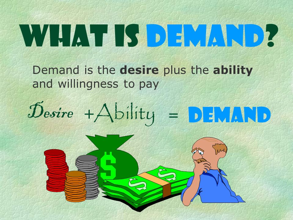 what does in demand mean