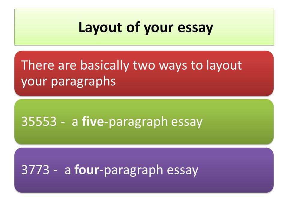 Do your essay