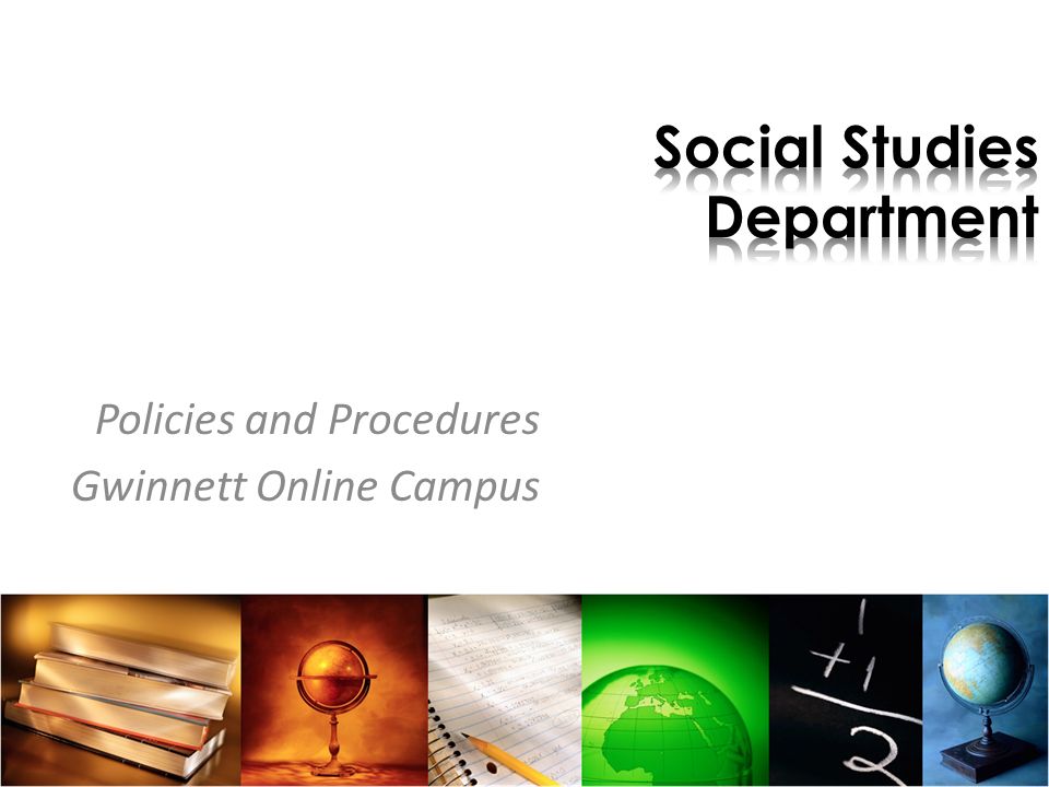 Policies and Procedures Gwinnett Online Campus