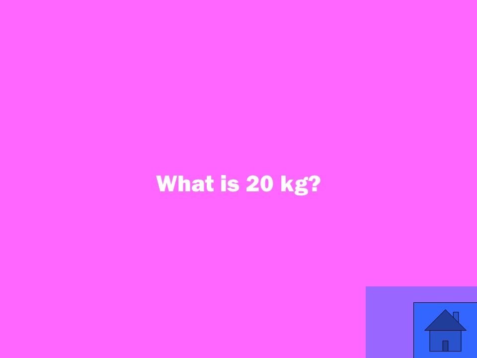 31 What is 20 kg