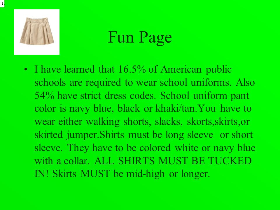 why should uniforms be worn in school