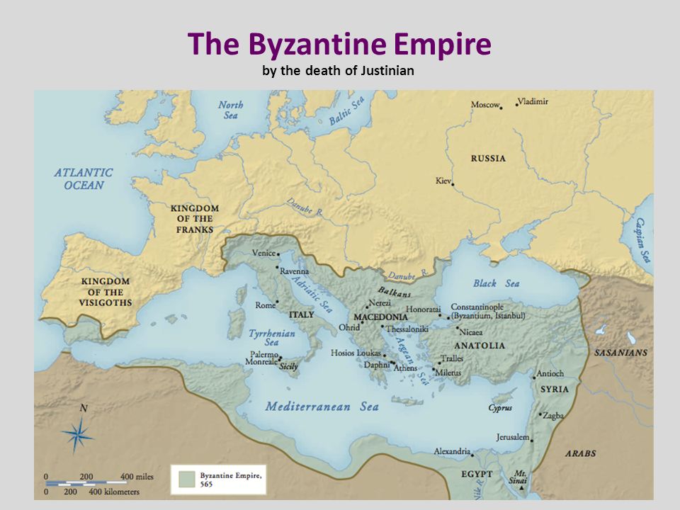 The Byzantine Empire Founded By Constantine In 324 On The Ancient